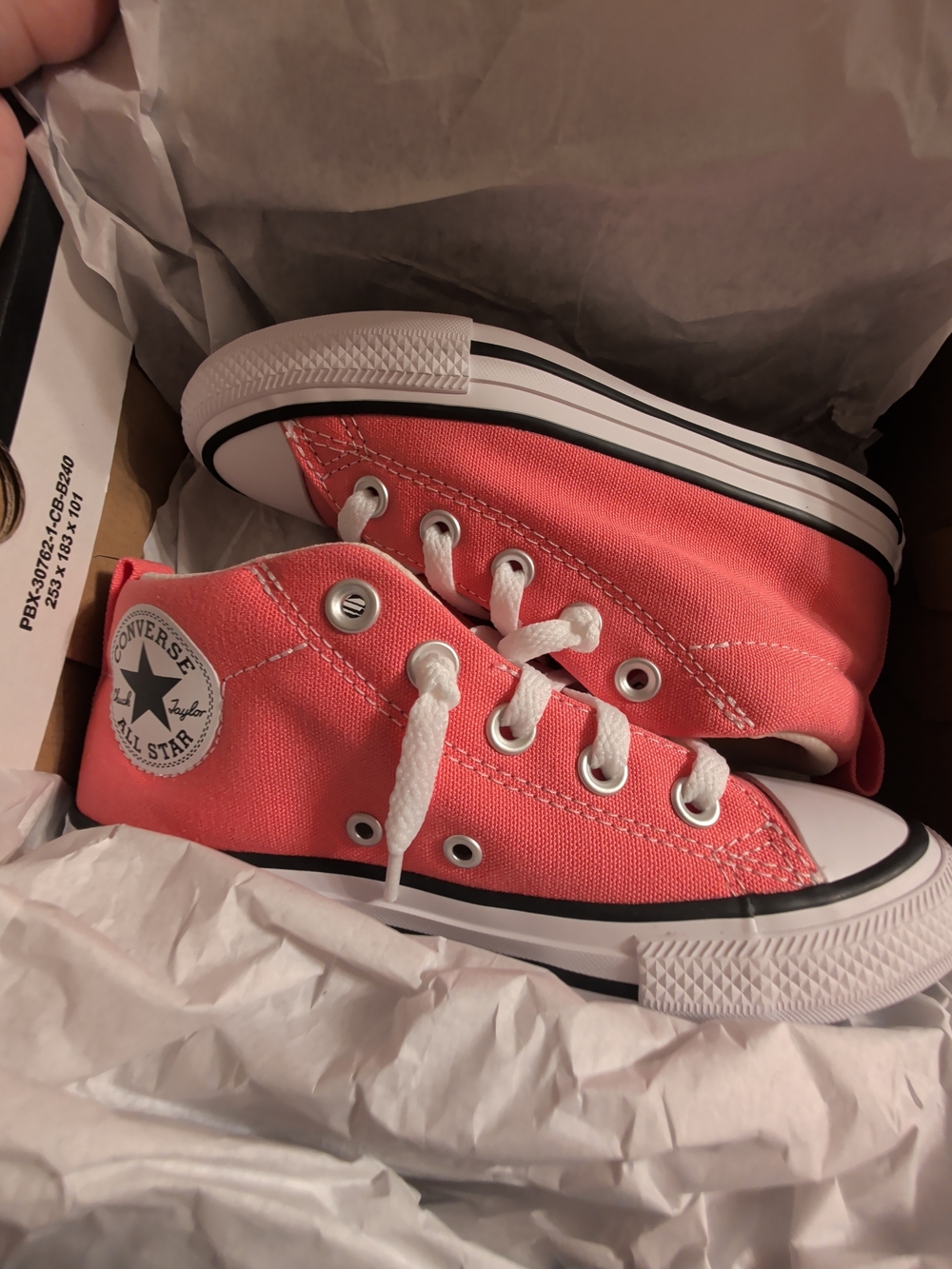 Converse Kids Coral Pink Chuck Taylor All Star Kids Size 1 New
